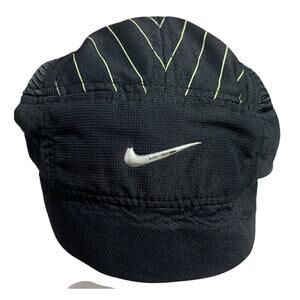 Vintage 1990s Nike Golf Newsboy Cap Cabbie Hat Black